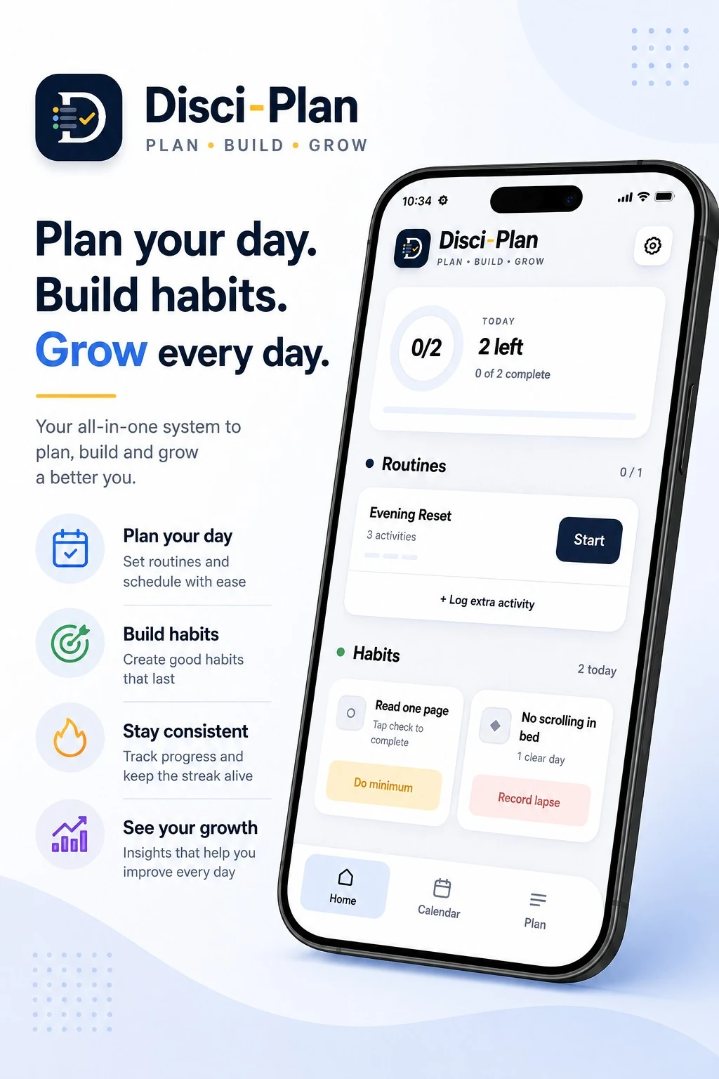 Disci-Plan home and habits